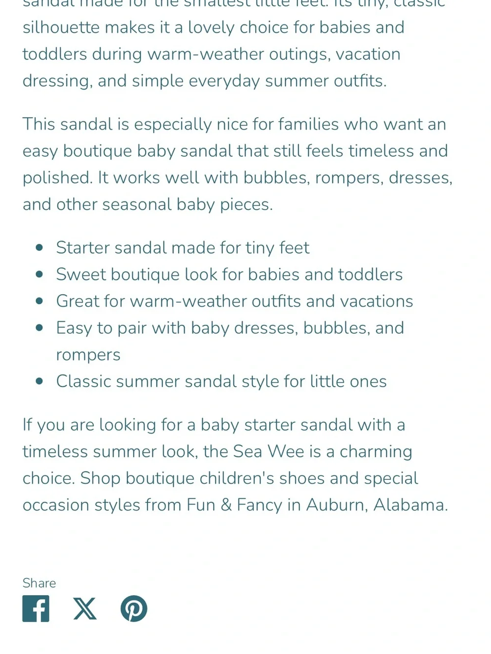 Saltwater Sun- San Sea Wee sandal- like new- Toddler 5